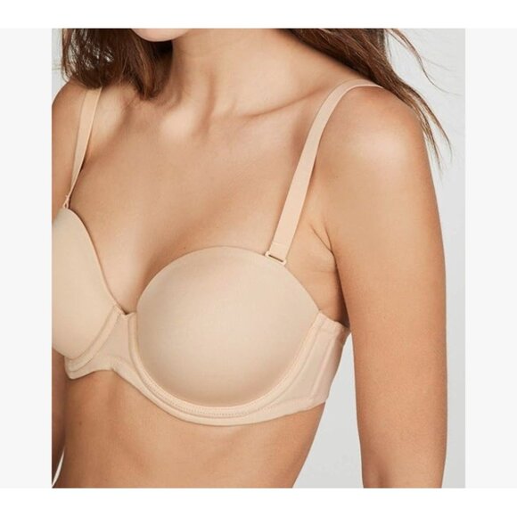 Wacoal Red Carpet Strapless Convertible Bra 854119 Sand 34D NWT - Picture 3 of 8